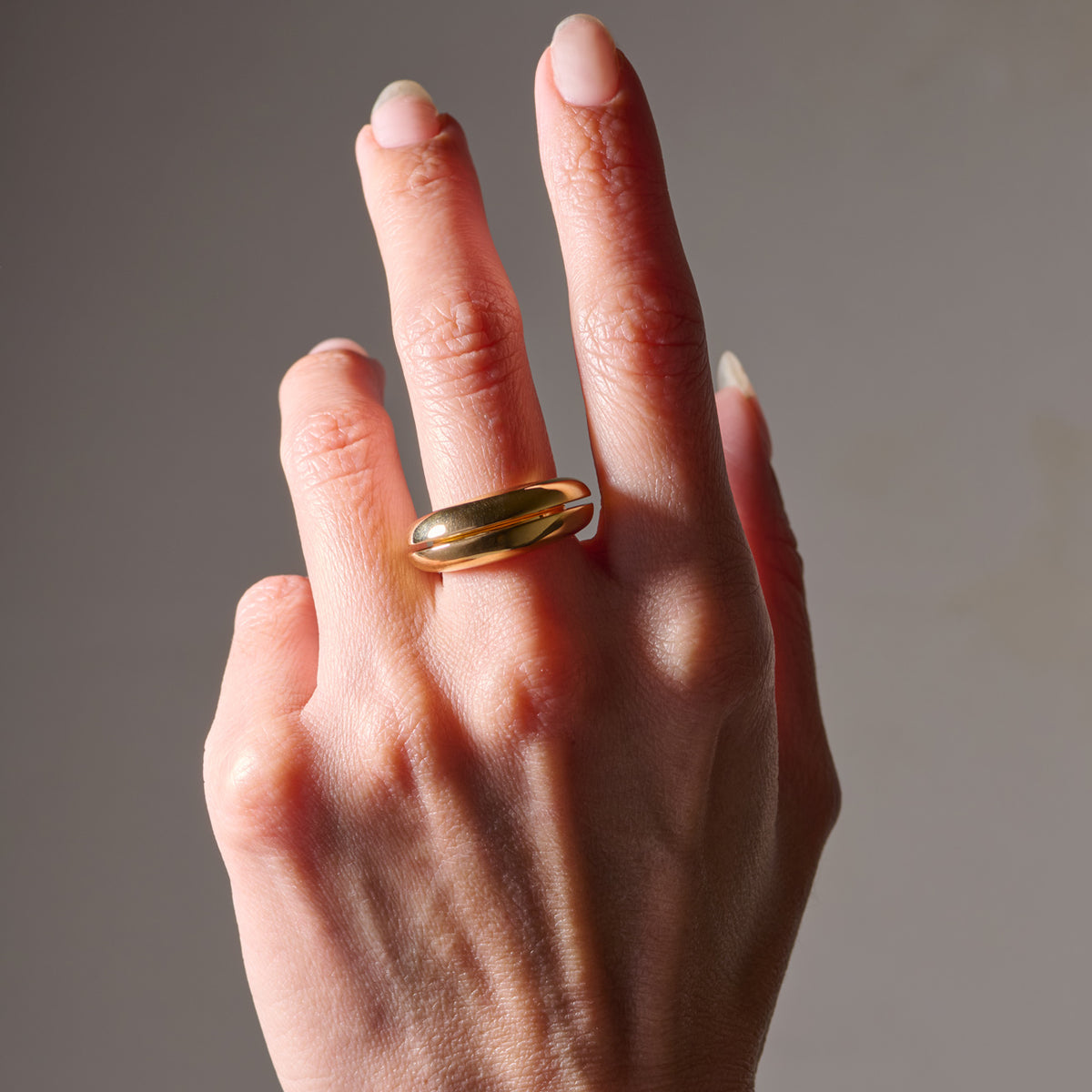 HOLLOW RING 02 SV/G