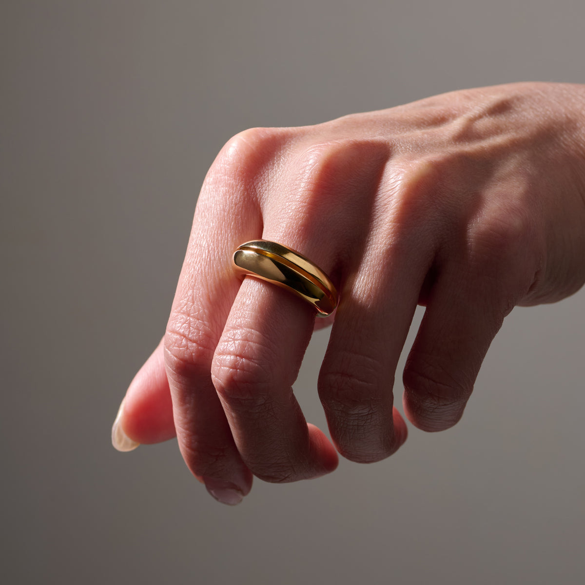 HOLLOW RING 02 SV/G