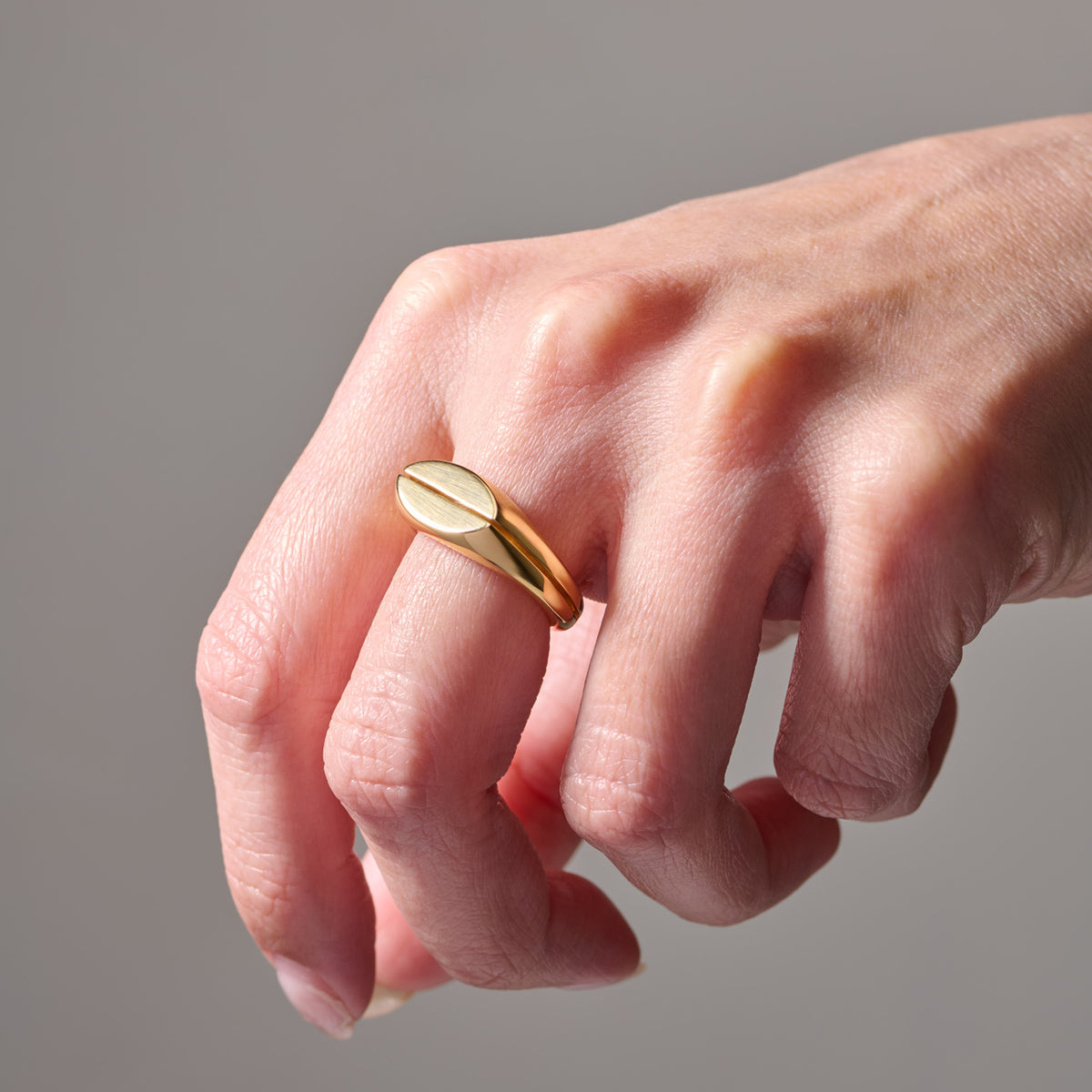 HOLLOW RING 03 SV/G