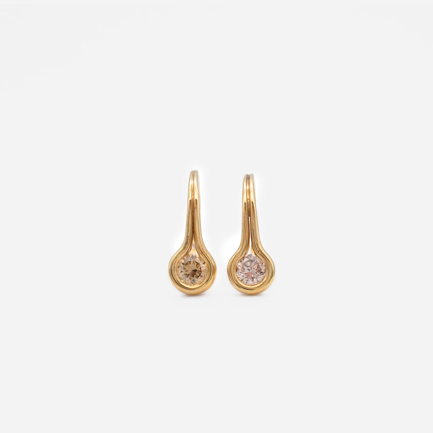 ROUND DIAMOND EARRINGS #1378