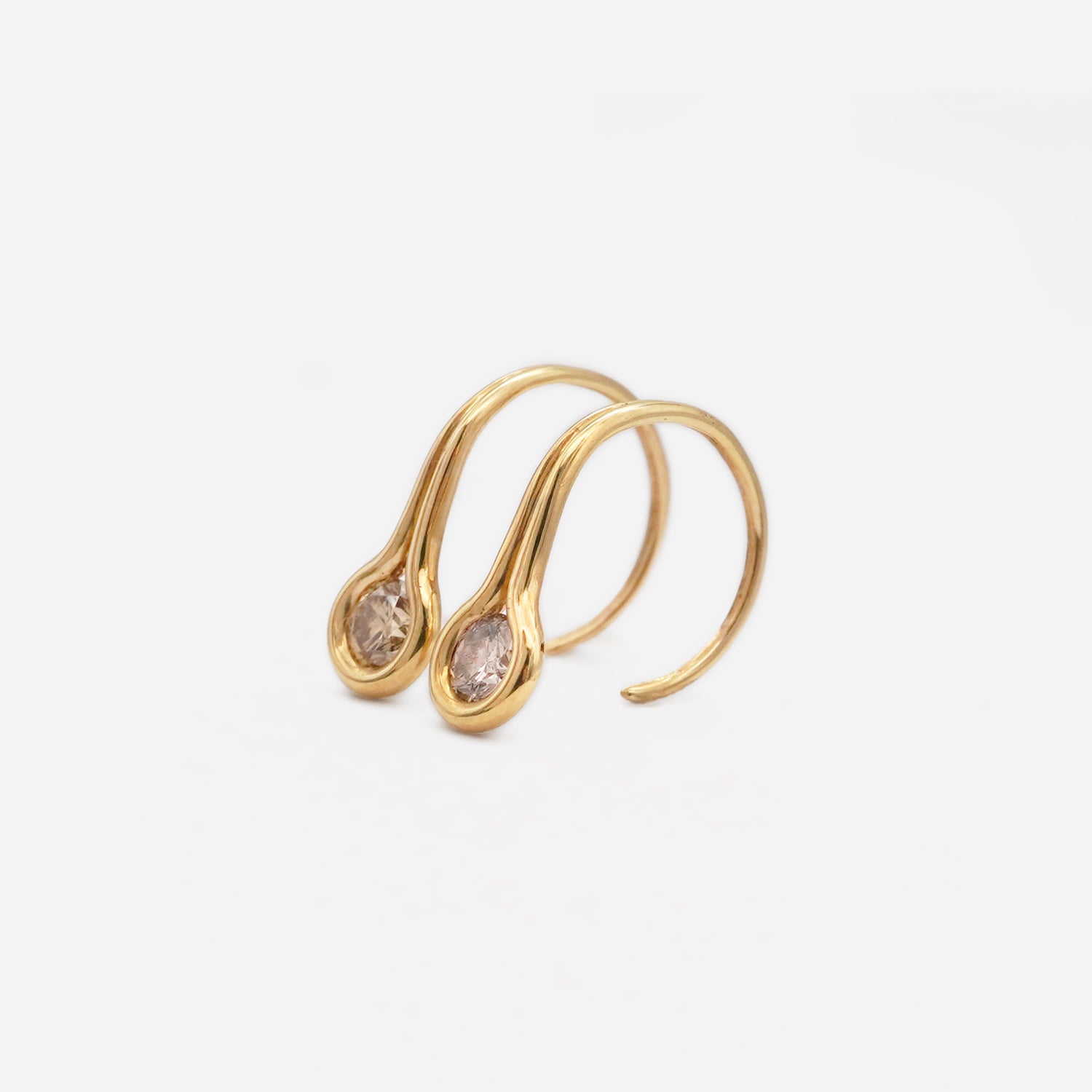 ROUND DIAMOND EARRINGS #1378