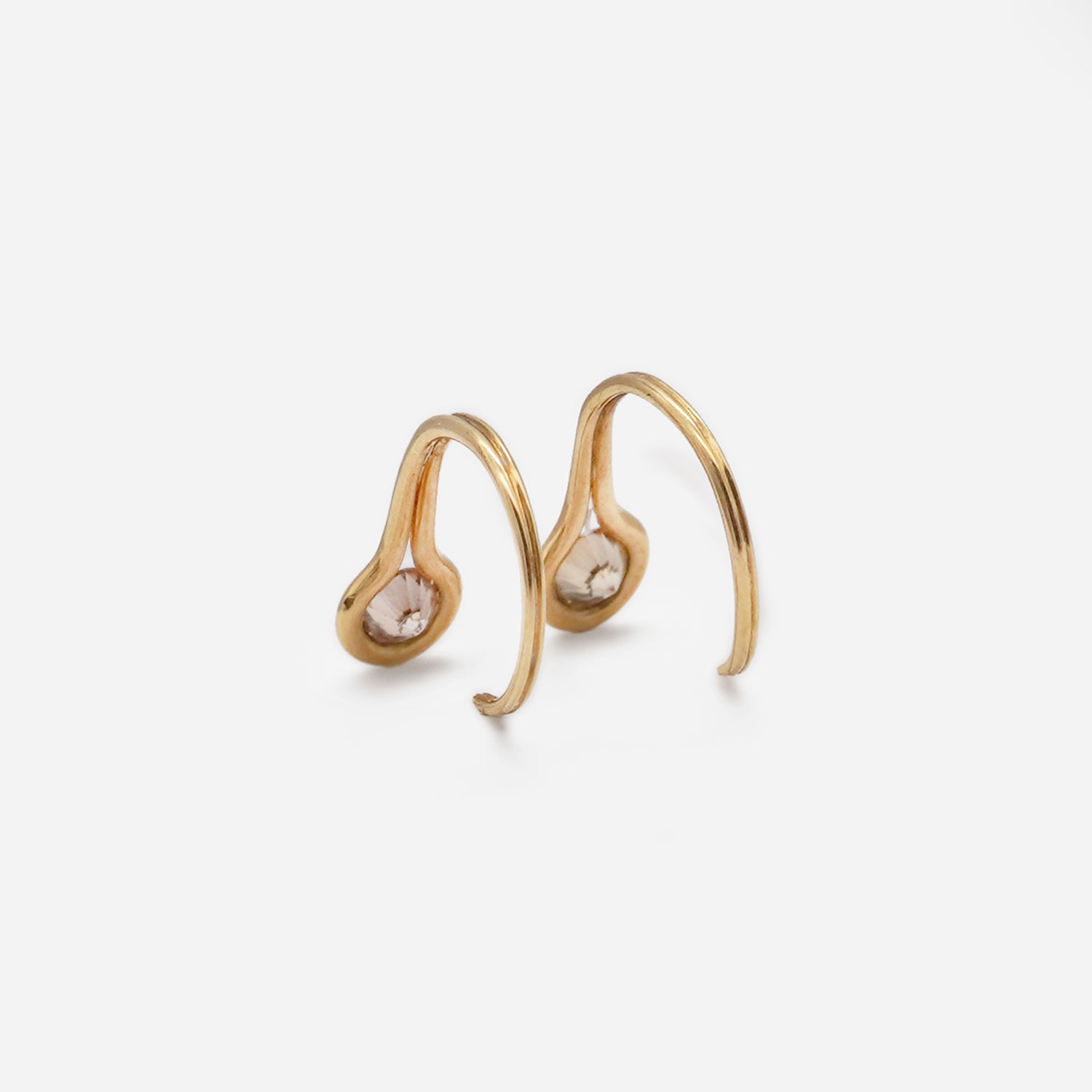 ROUND DIAMOND EARRINGS #1378