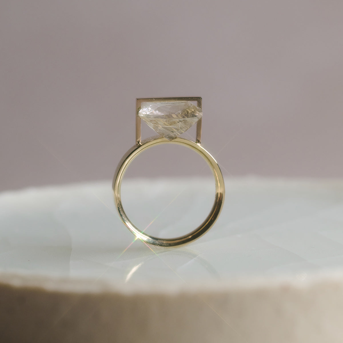 BAND RING RUTIL QUARTZ#4016