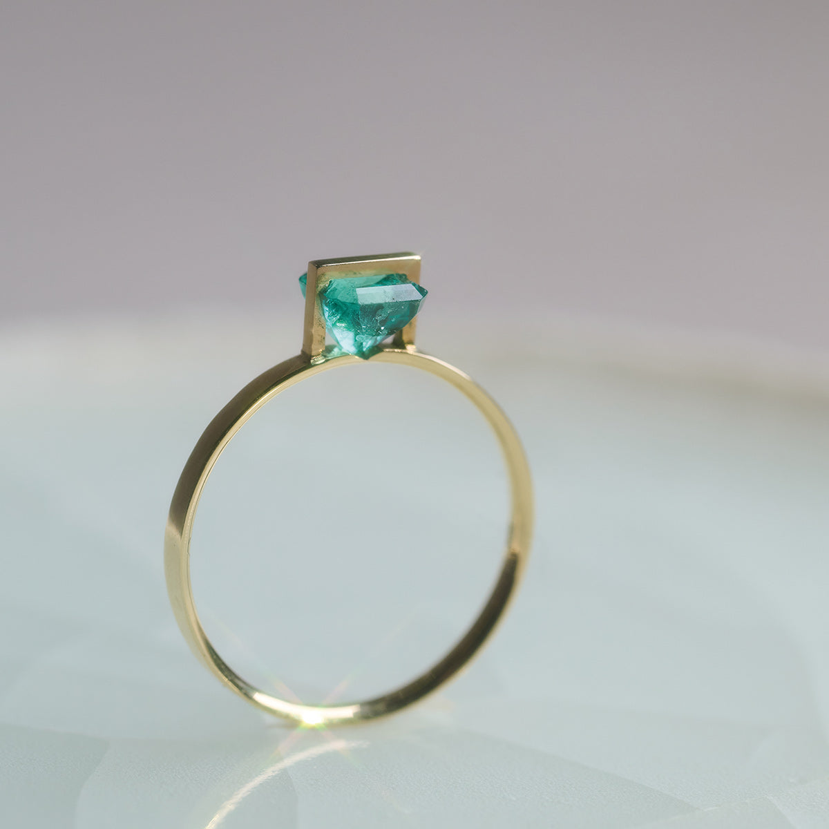 BAND RING EMERALD#3881