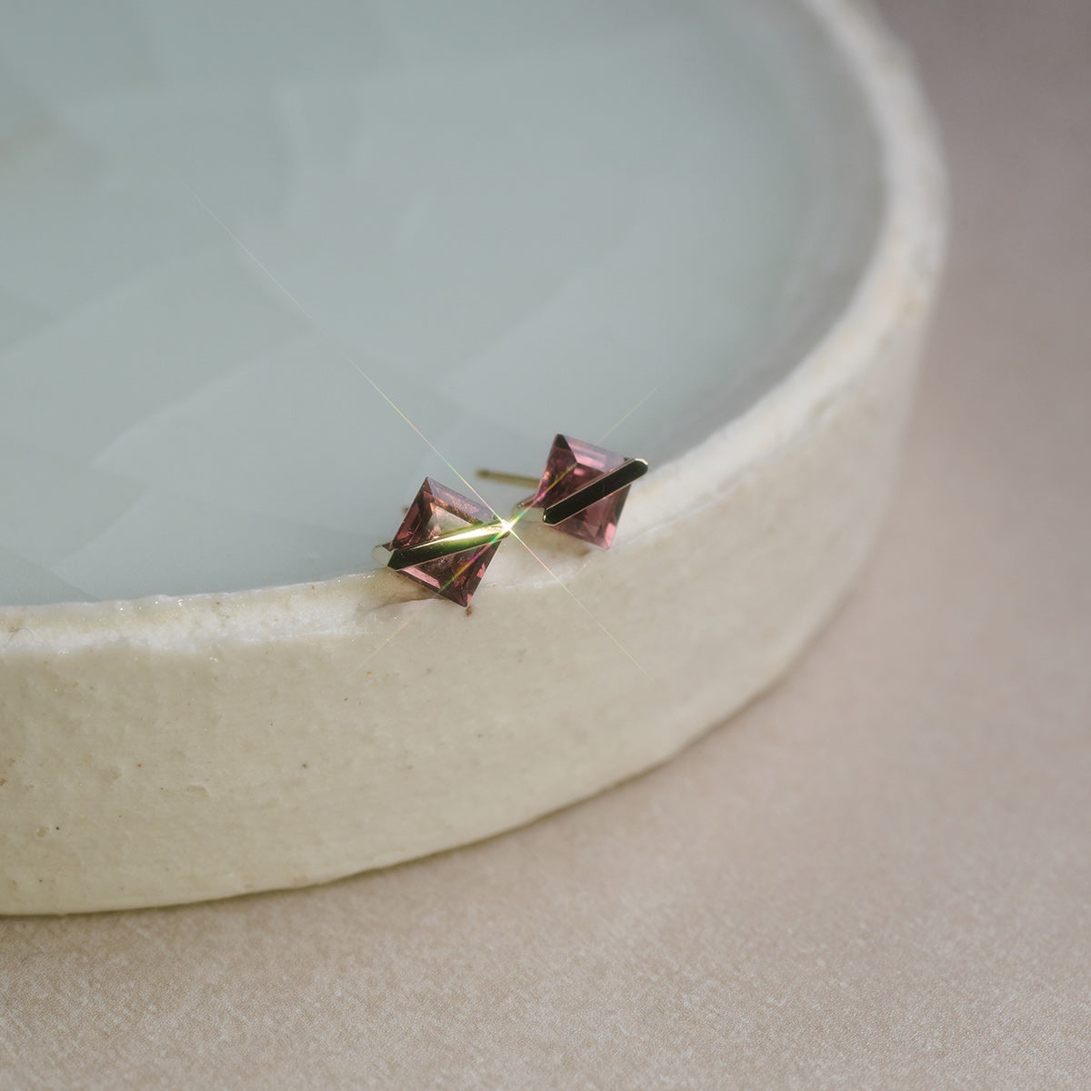 BAND EARRINGS TOURMALINE #4023