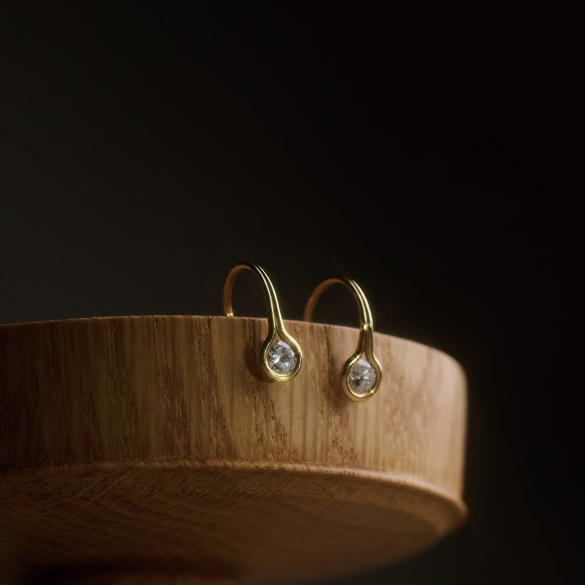 ROUND DIAMOND EARRING 3.5mm #1620