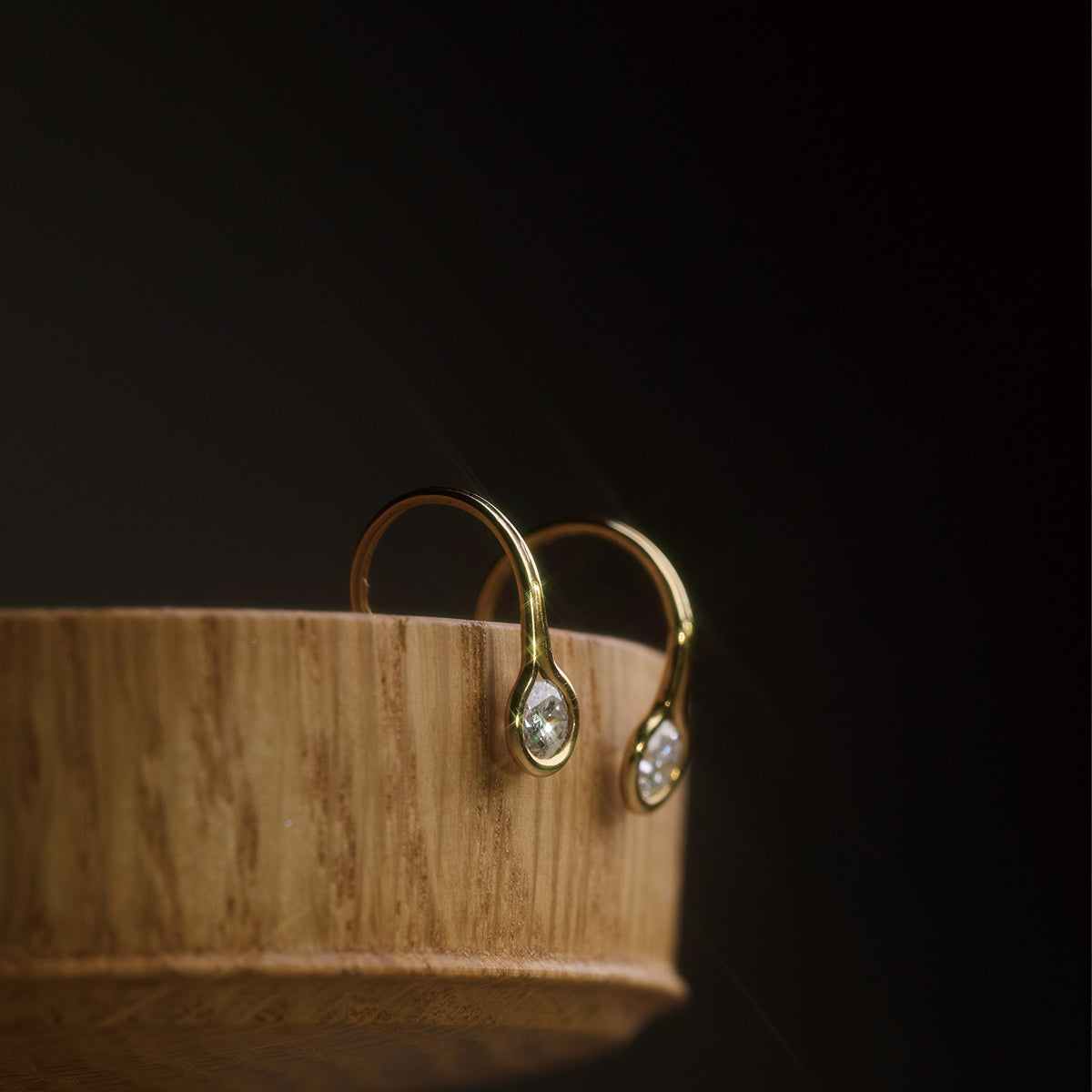 ROUND DIAMOND EARRING 3.5mm #1620