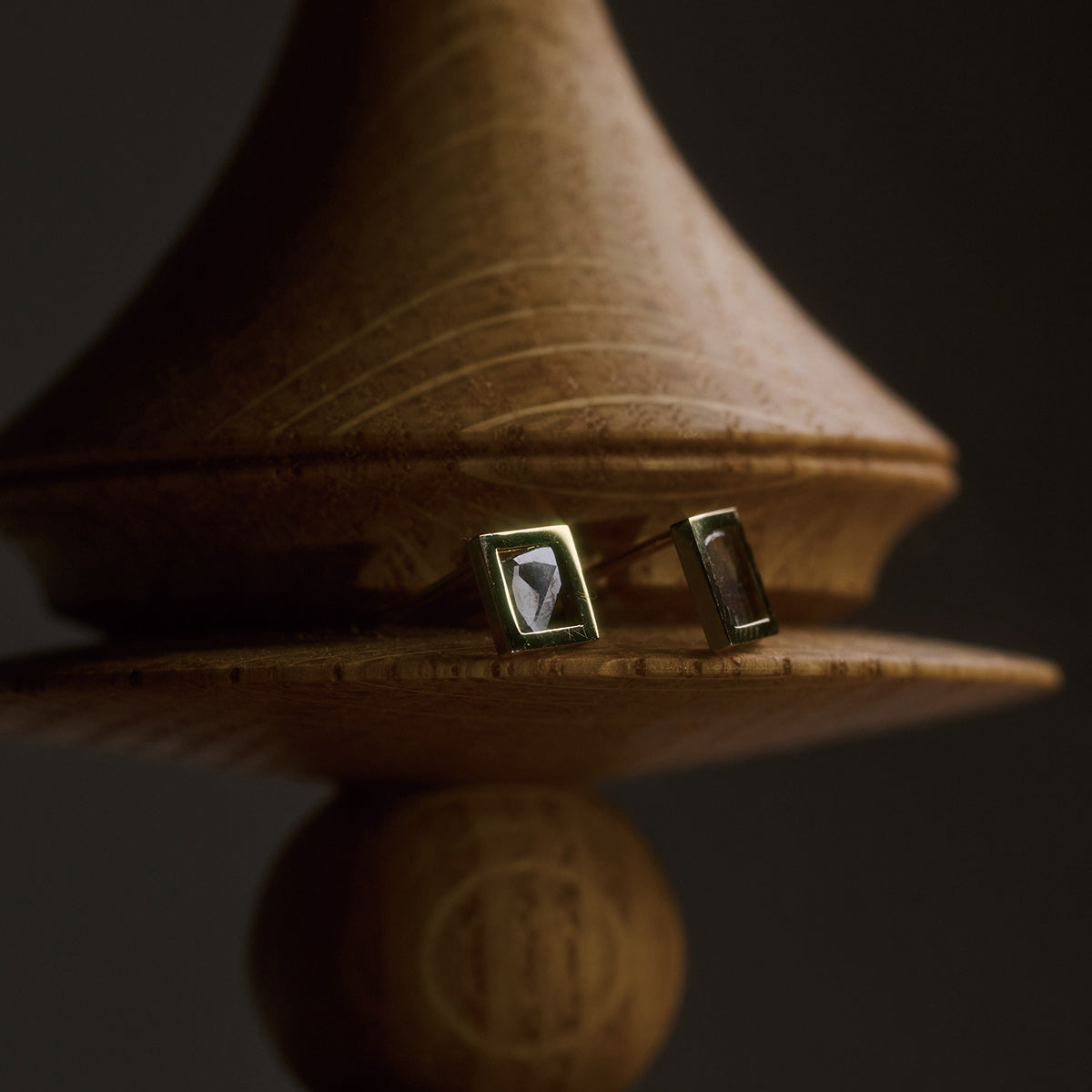 FRAME DIAMOND EARRING #3520