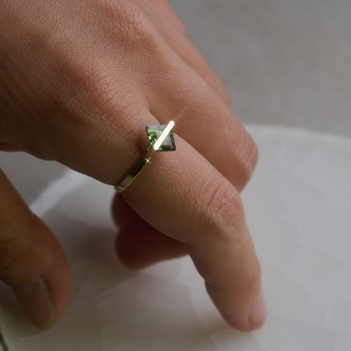 BAND RING TOURMALINE#4019