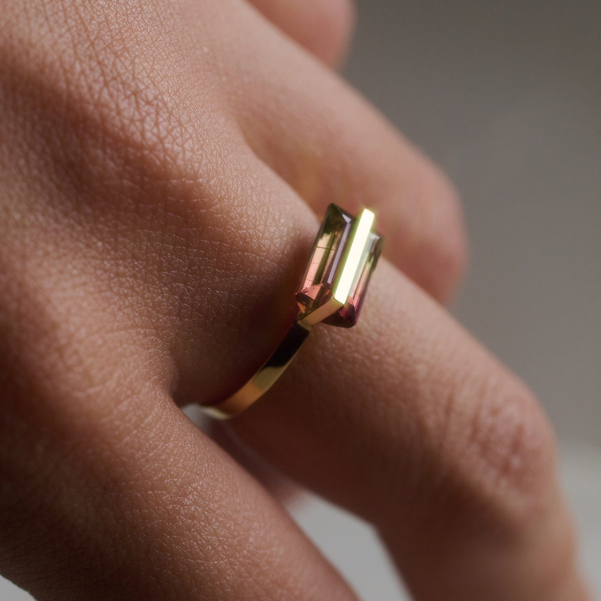 BAND RING TOURMALINE#3686