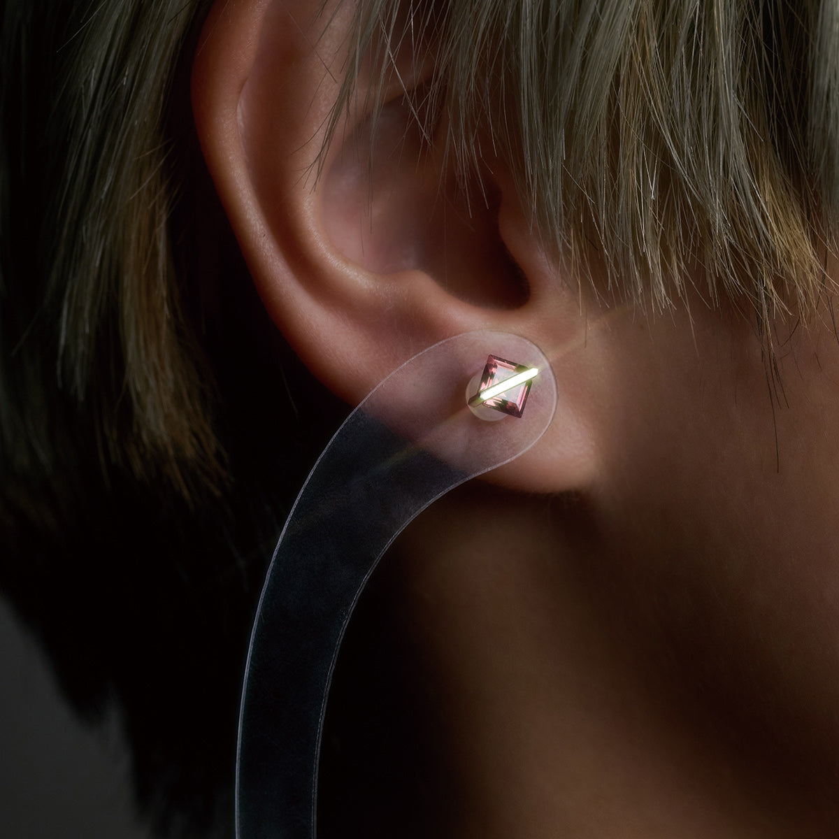 BAND EARRINGS TOURMALINE #4023