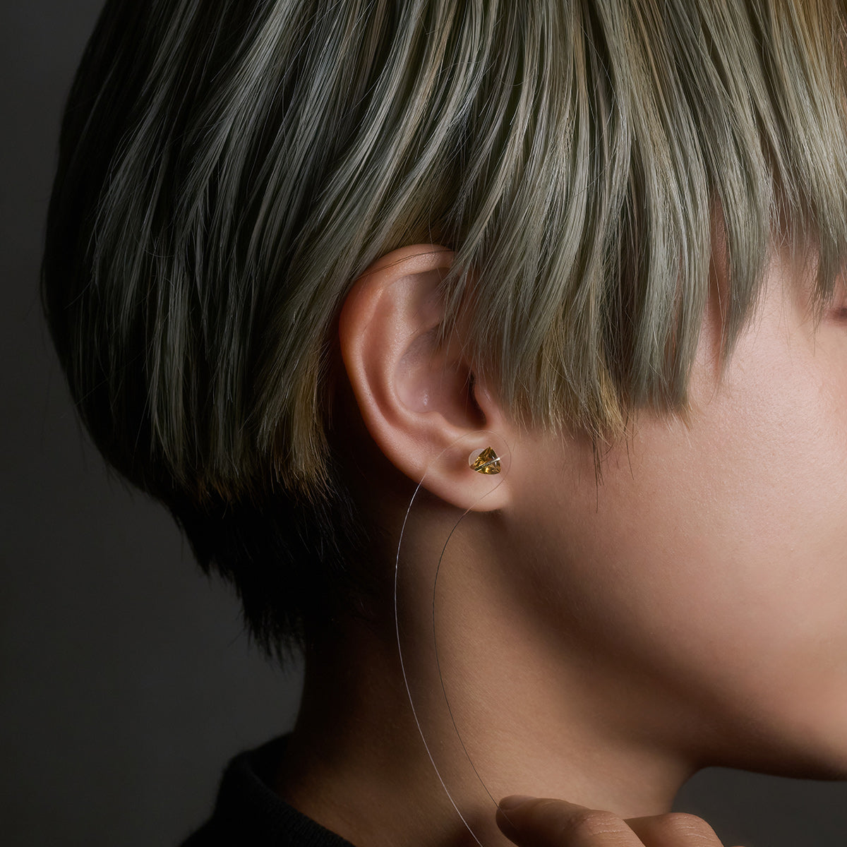 BAND EARRINGS CITRIN #4027