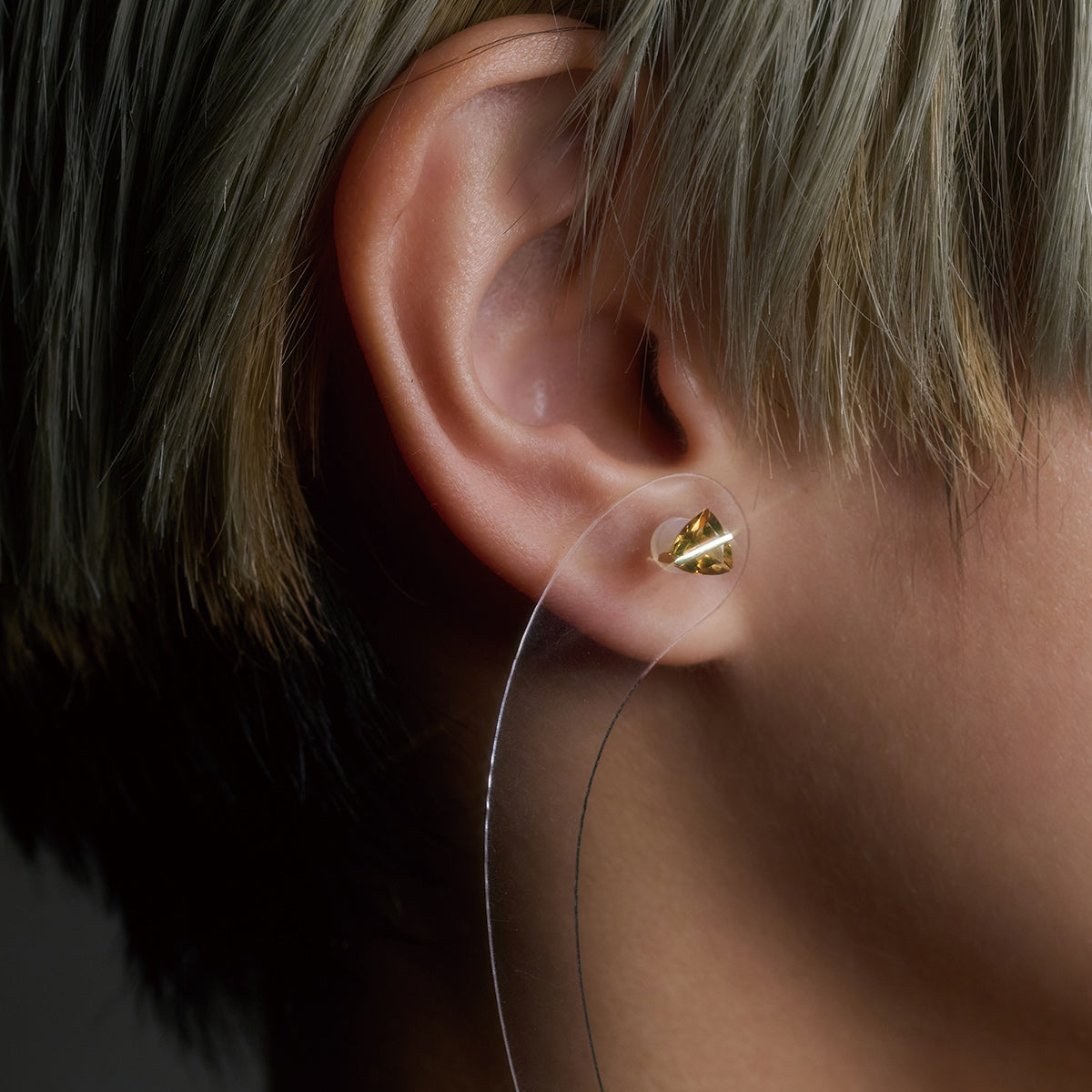 BAND EARRINGS CITRIN #4027