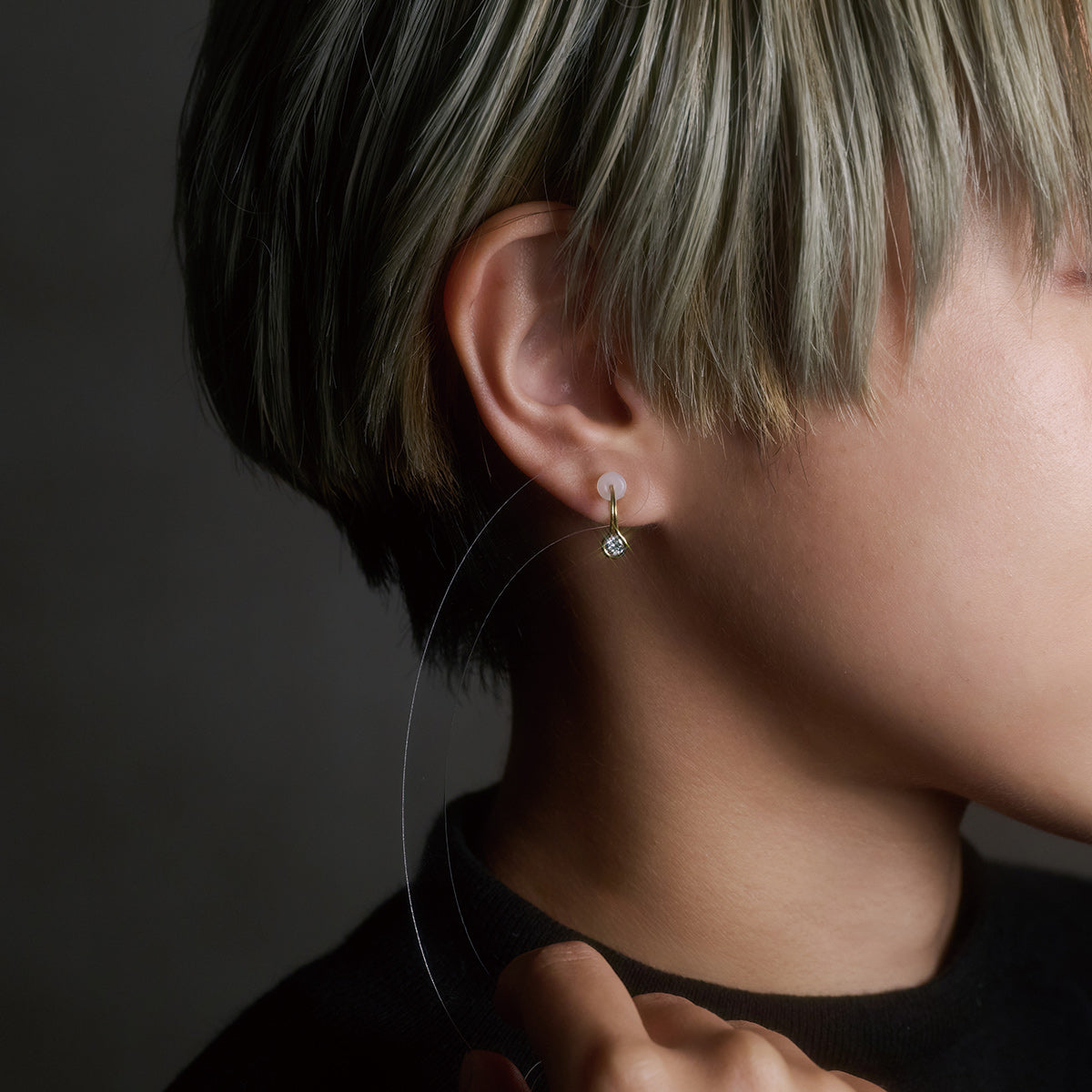 ROUND DIAMOND EARRING 3.5mm #1620