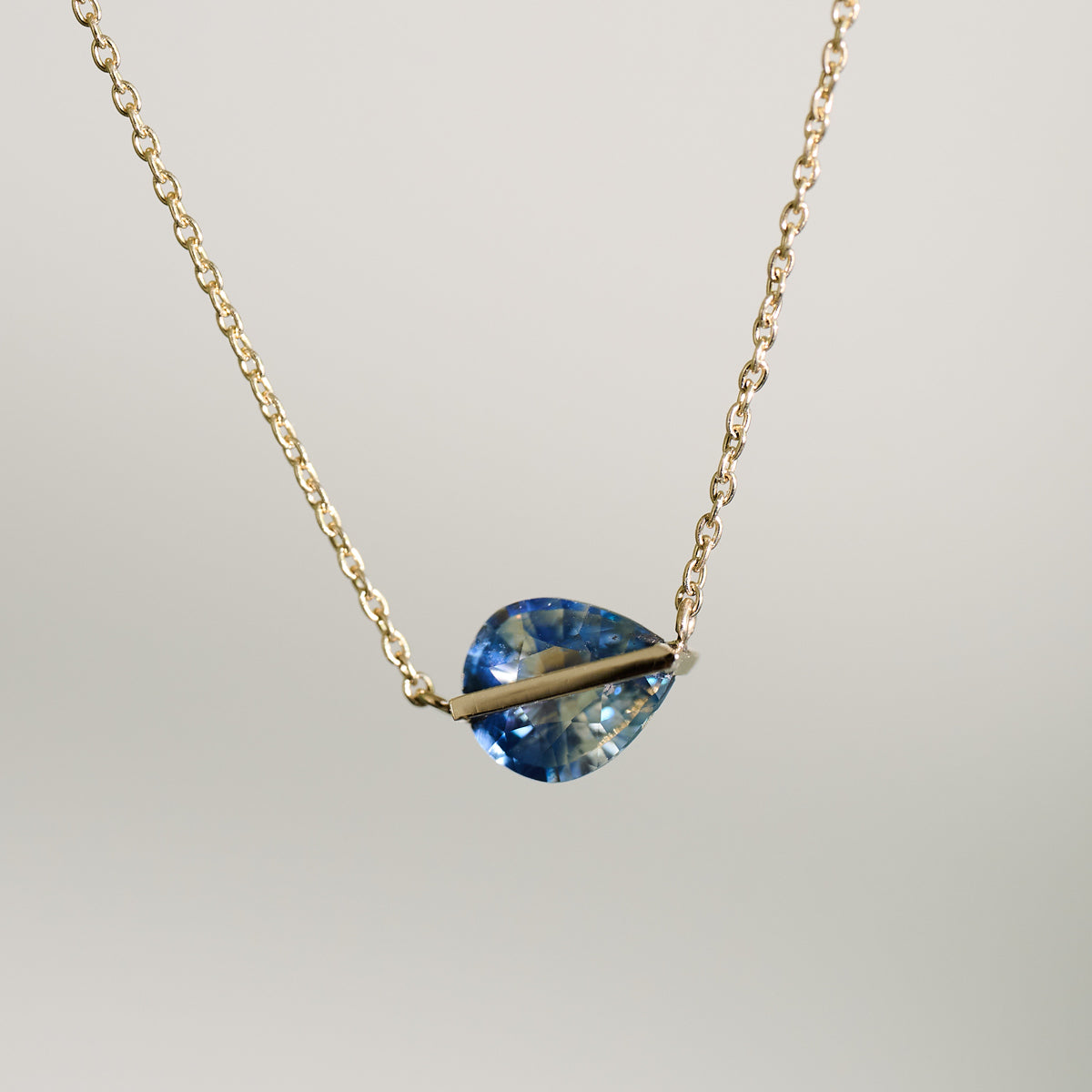 BAND SAPPHIRE NECKLACE #4305