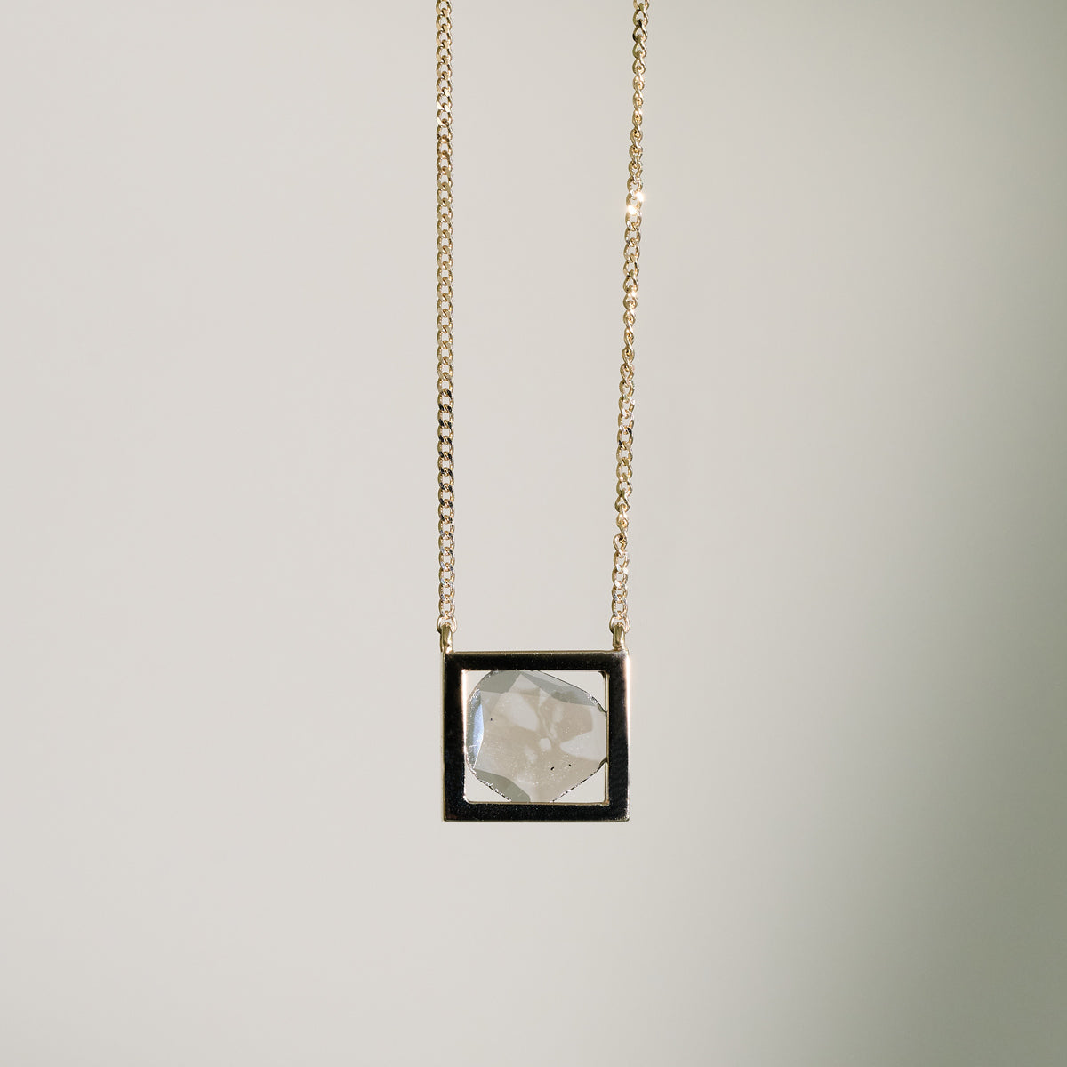 FRAME DIAMOND NECKLACE N#4301