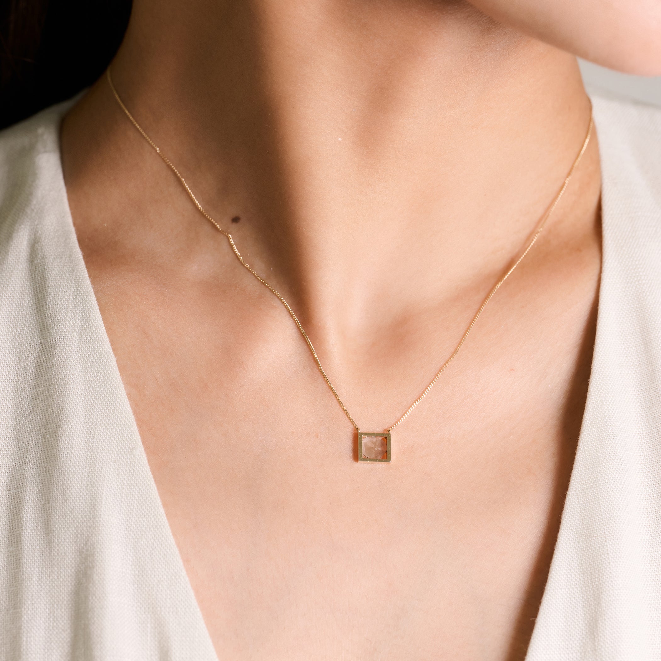 FRAME DIAMOND NECKLACE N#4301