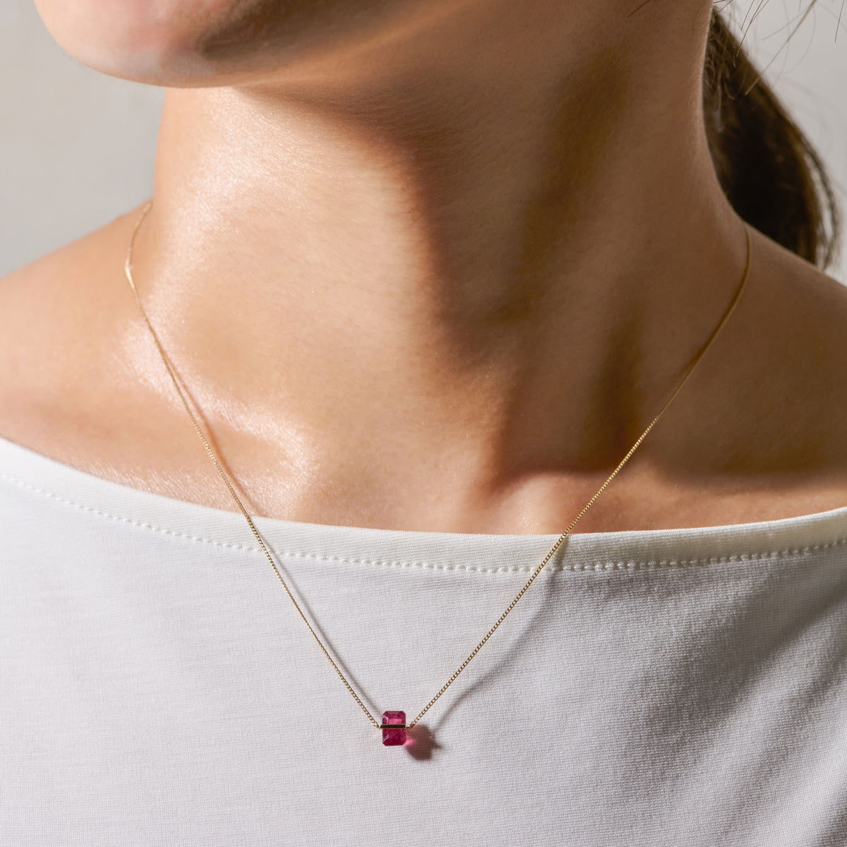 BAND NECKLACE RUBY ♯4331