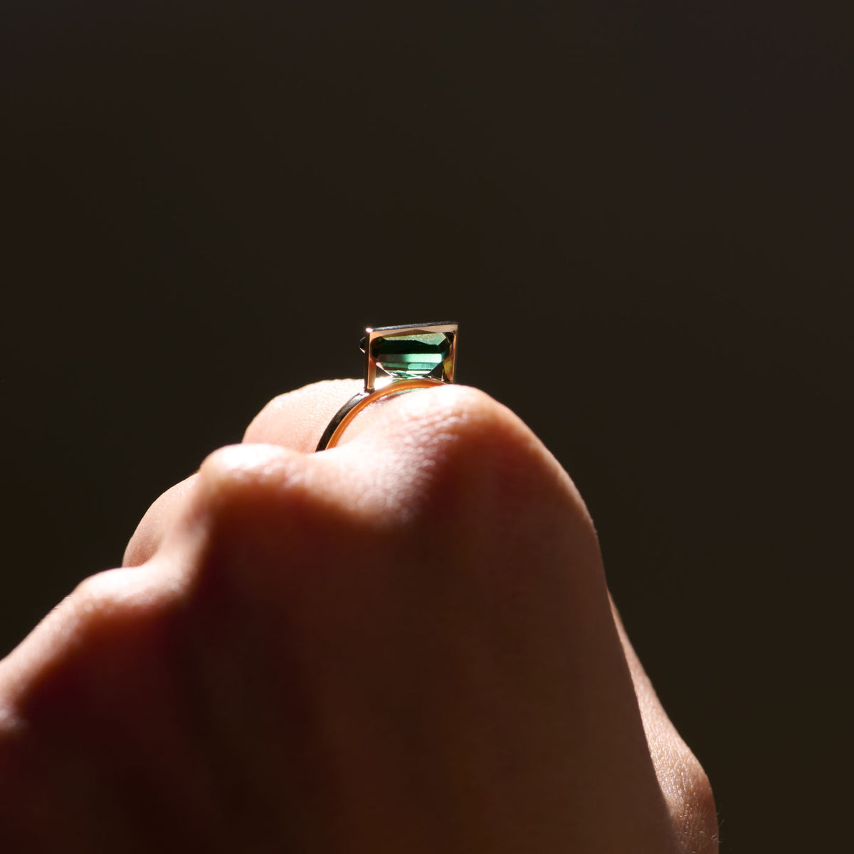 BAND RING TOURMALINE #4351