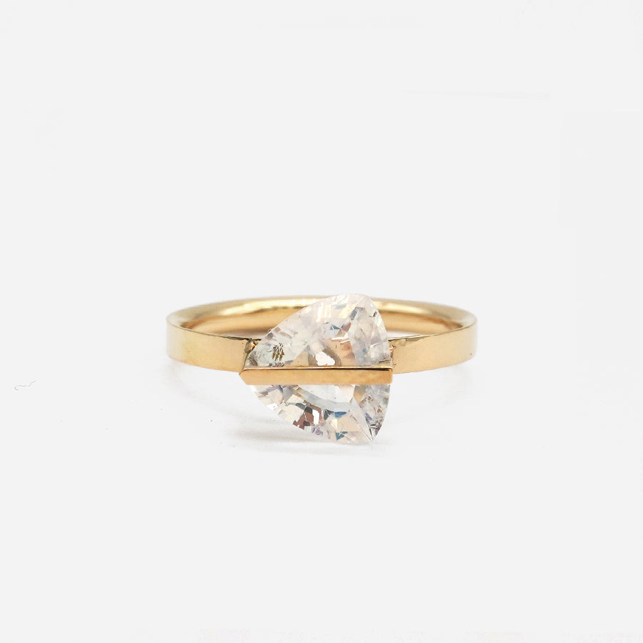 BAND RING RAINBOW MOONSTONE#3867