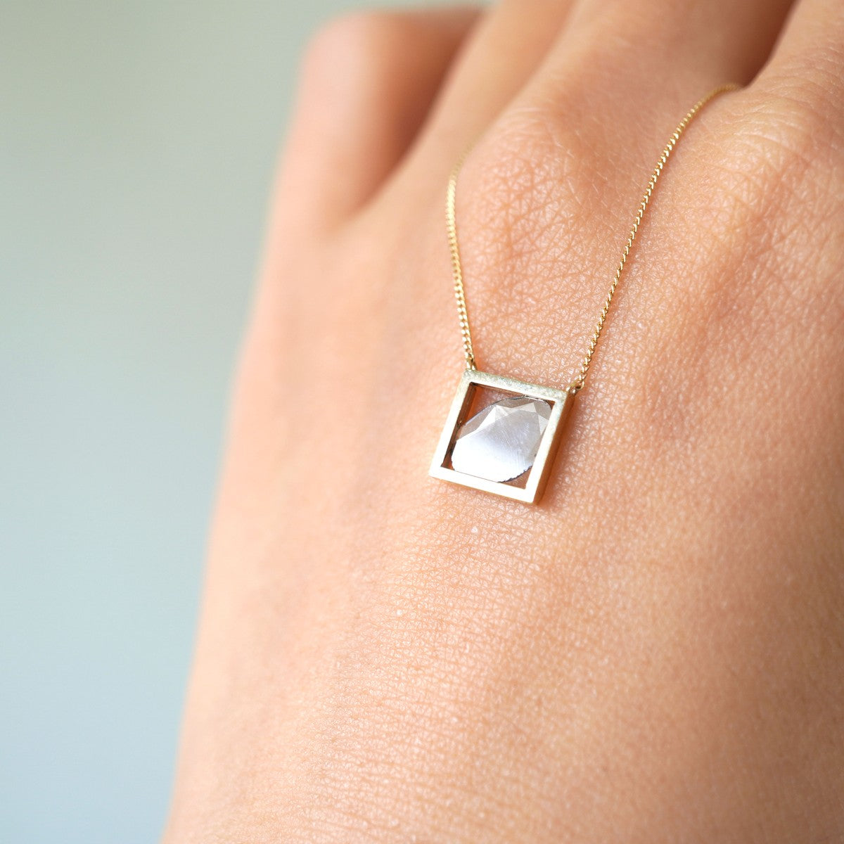 FRAME DIAMOND NECKLACE #4068
