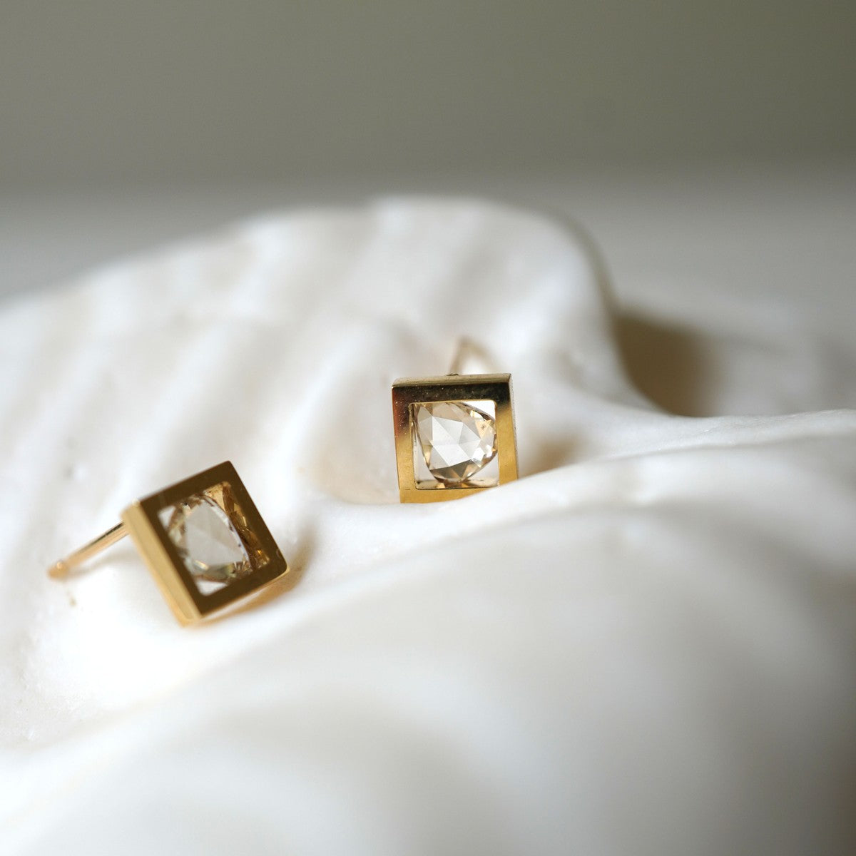 FRAME DIAMOND EARRING #4172