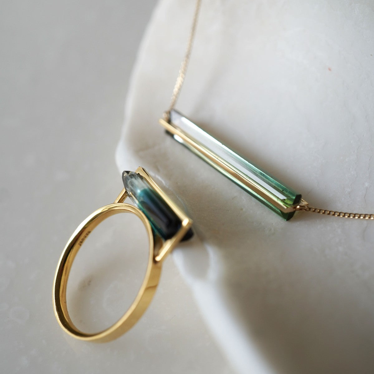 BAND NECKLACE TOURMALINE #4224