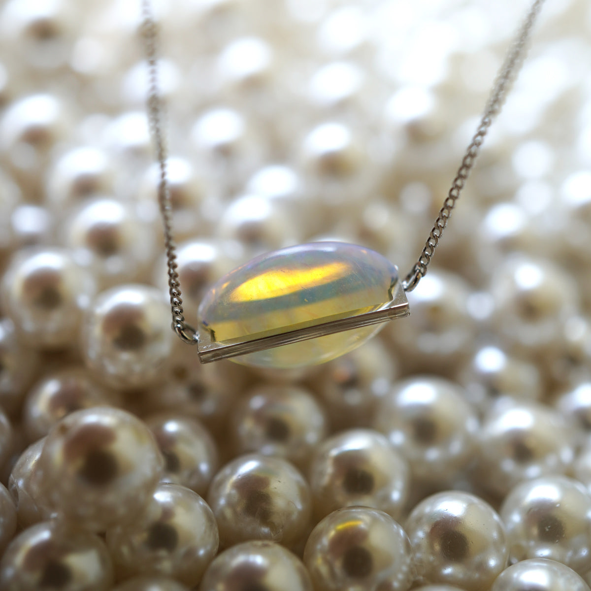 BAND NECKLACE OPAL #4130