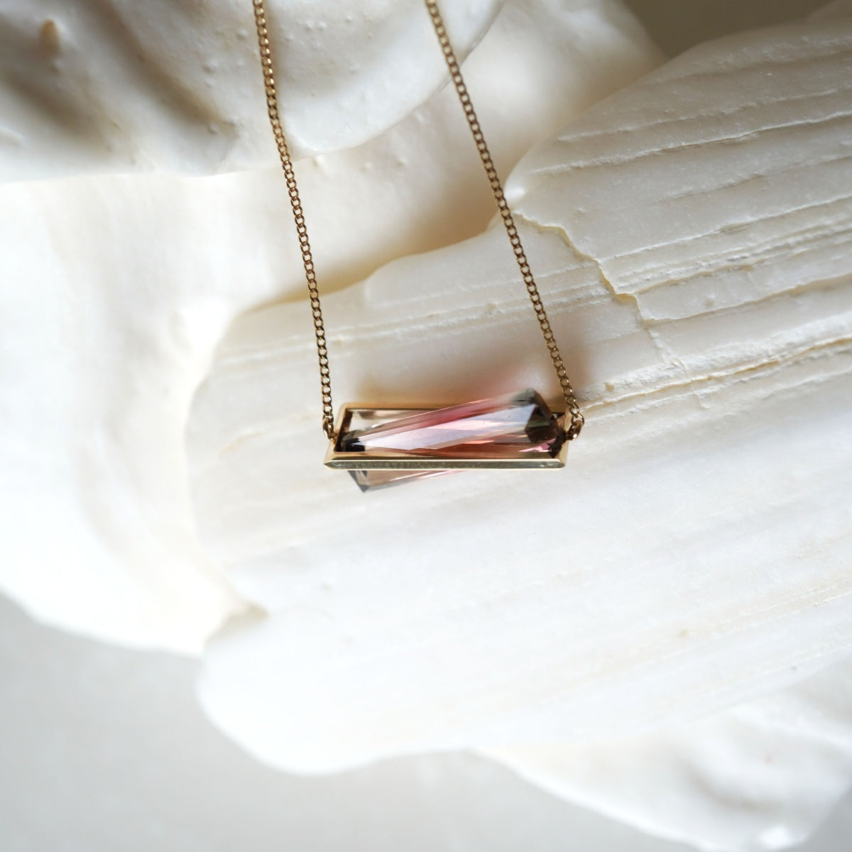 BAND NECKLACE TOURMALINE #4237