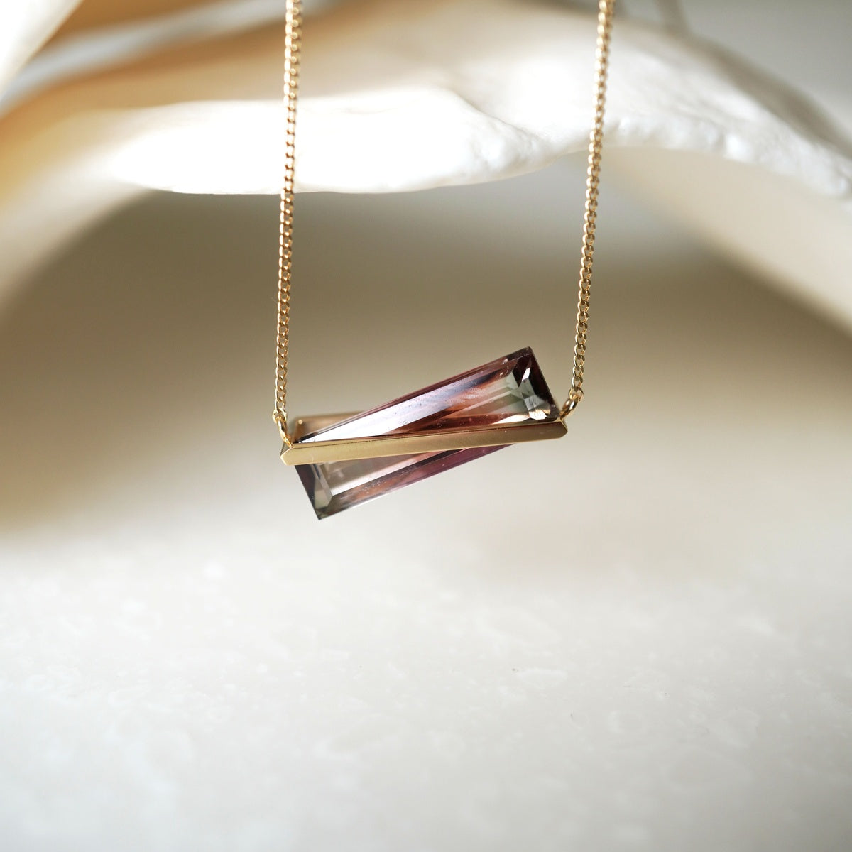 BAND NECKLACE TOURMALINE #4237