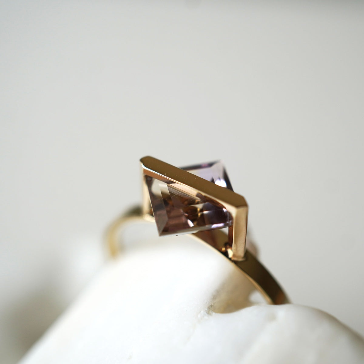 BAND RING AMETRINE#4241