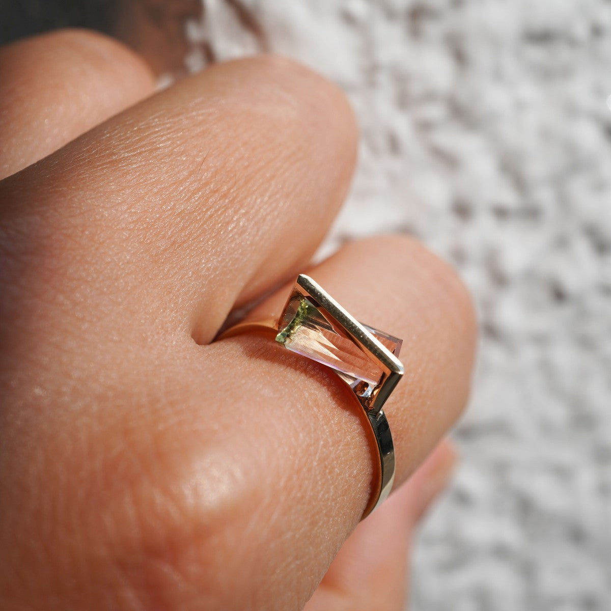 BAND RING TOURMALINE#4245