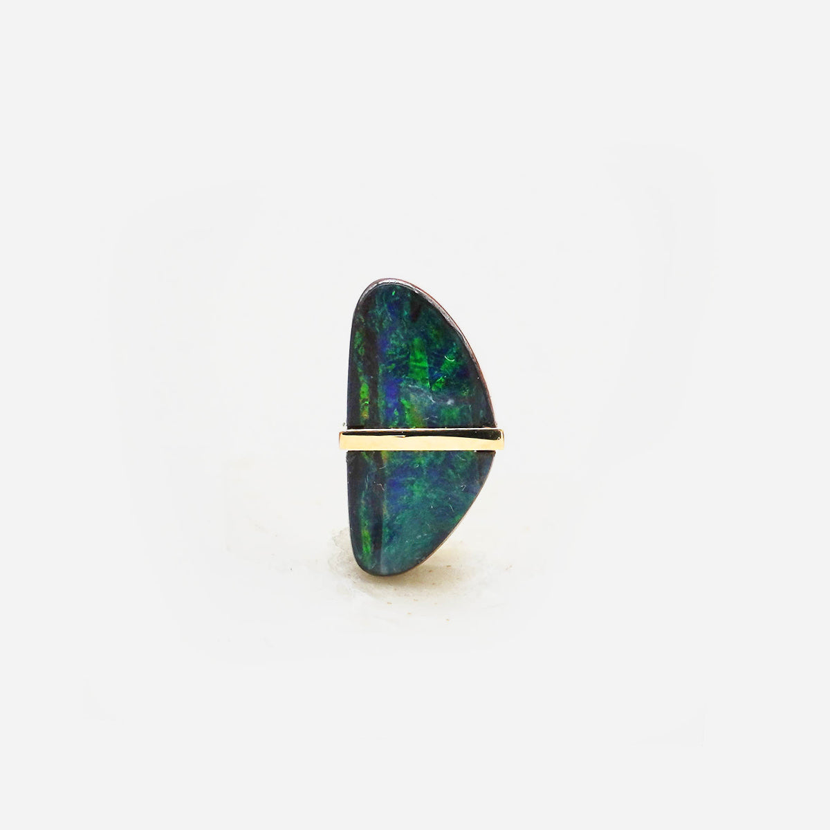 BAND EARRING BOULDER OPAL#4293