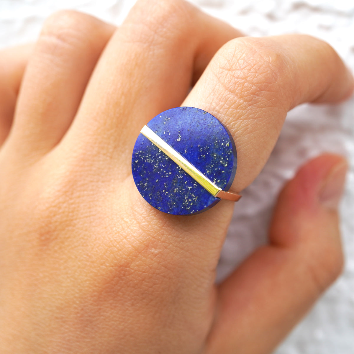 SLICE RING LAPISLAZURI#4318