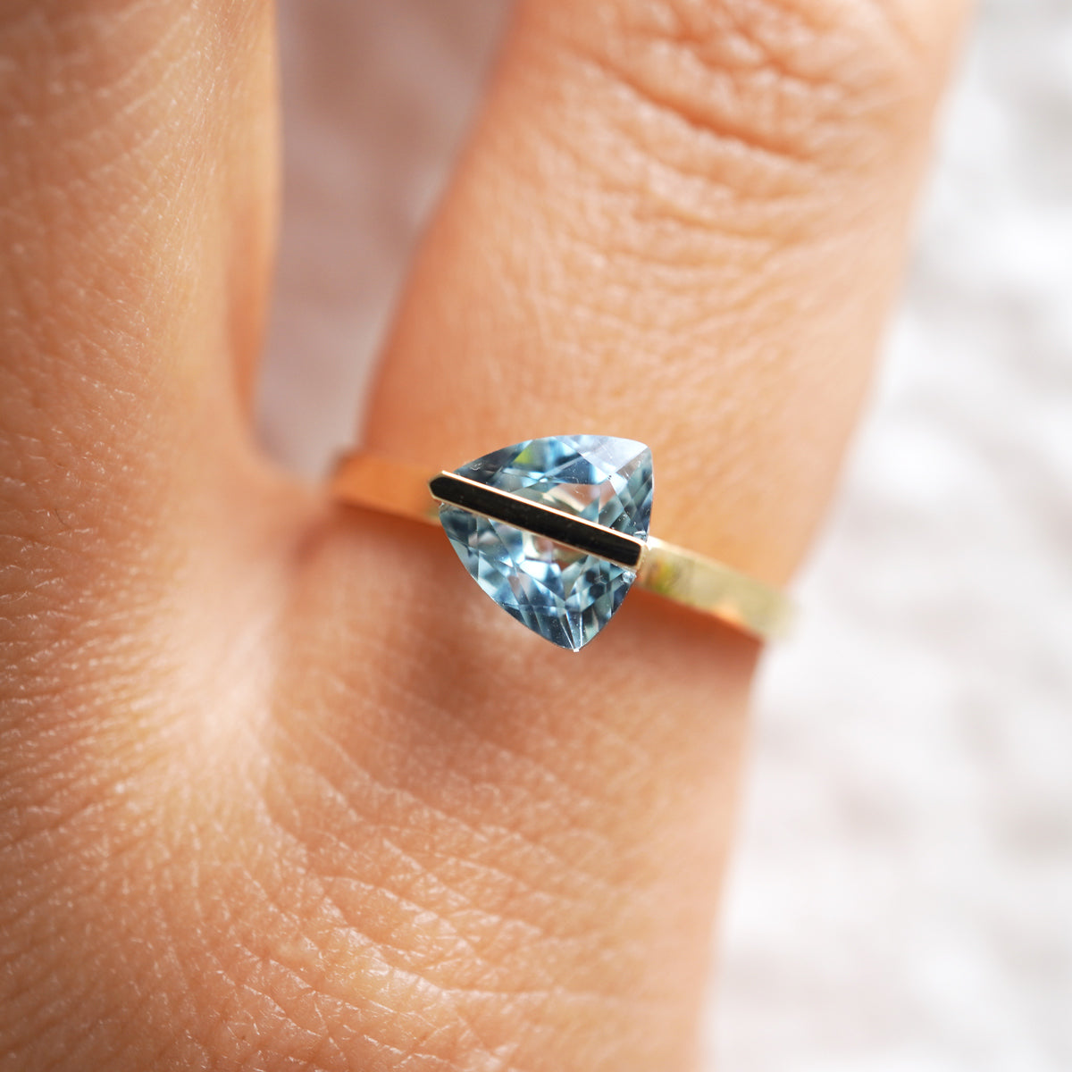 BAND RING AQUAMALINE#4312
