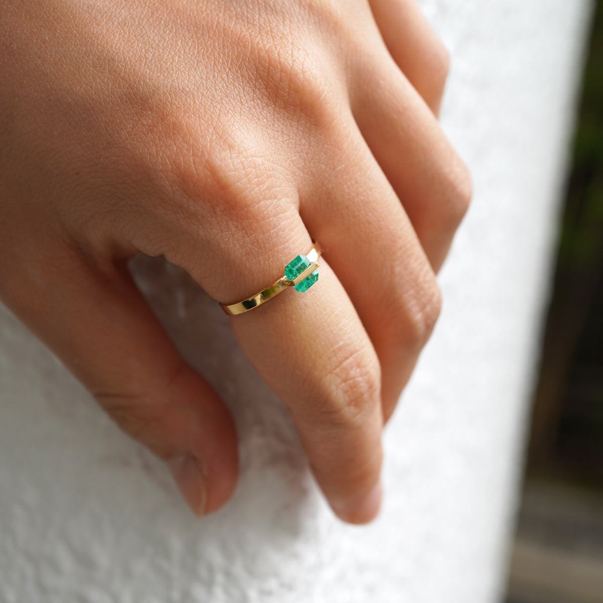 BAND RING EMERALD#4310