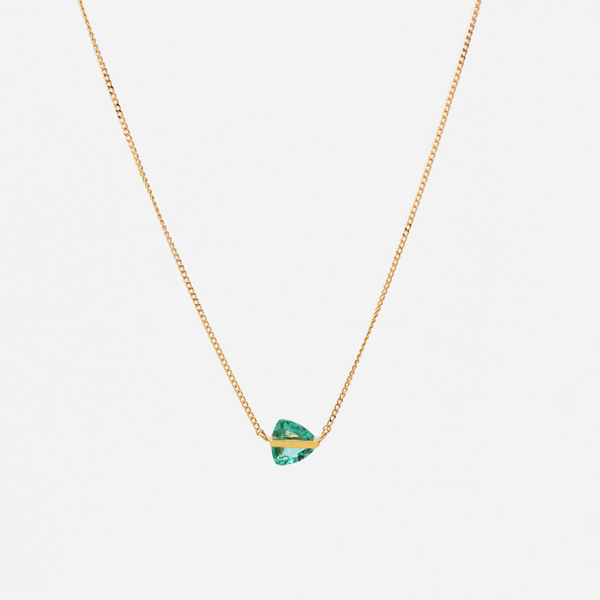 BAND NECKLACE EMERALD ♯4303