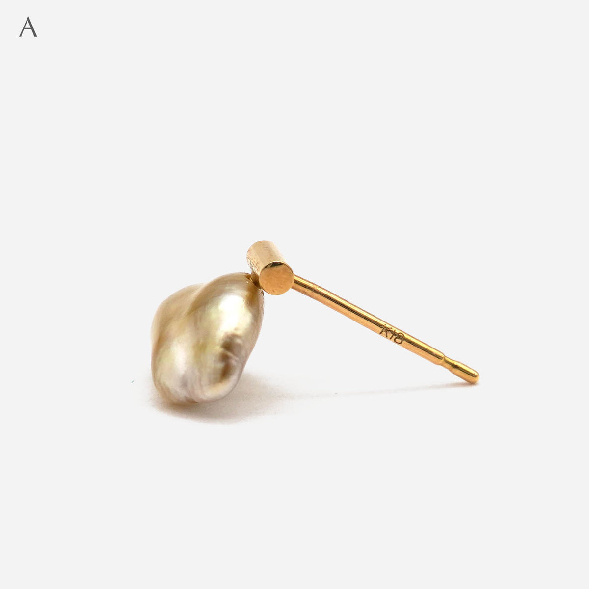 BAROQUE PEARL EARRING M