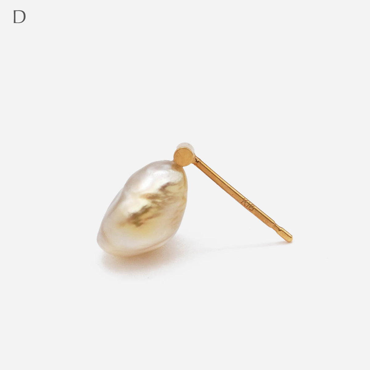 BAROQUE PEARL EARRING M