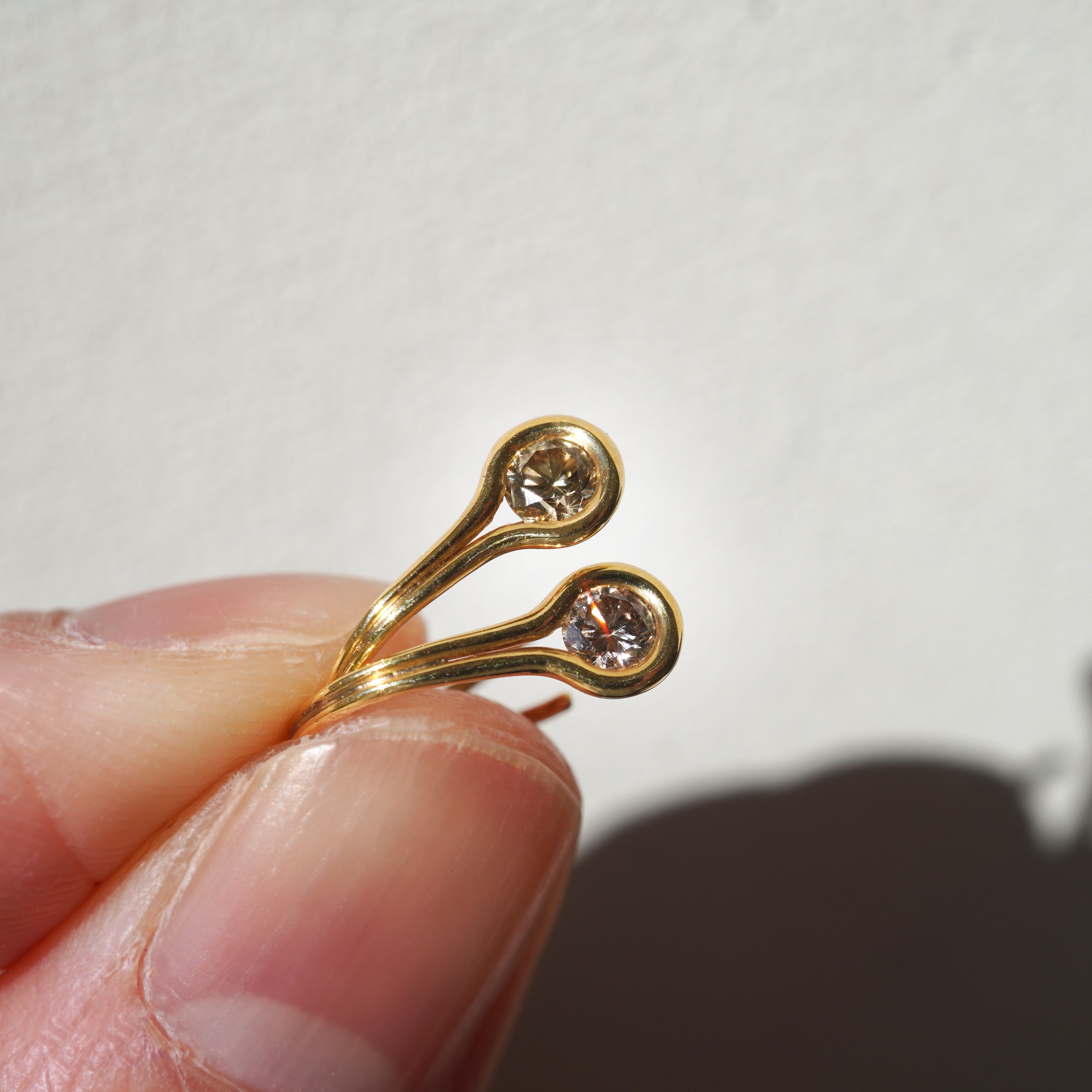 ROUND DIAMOND EARRINGS #1378