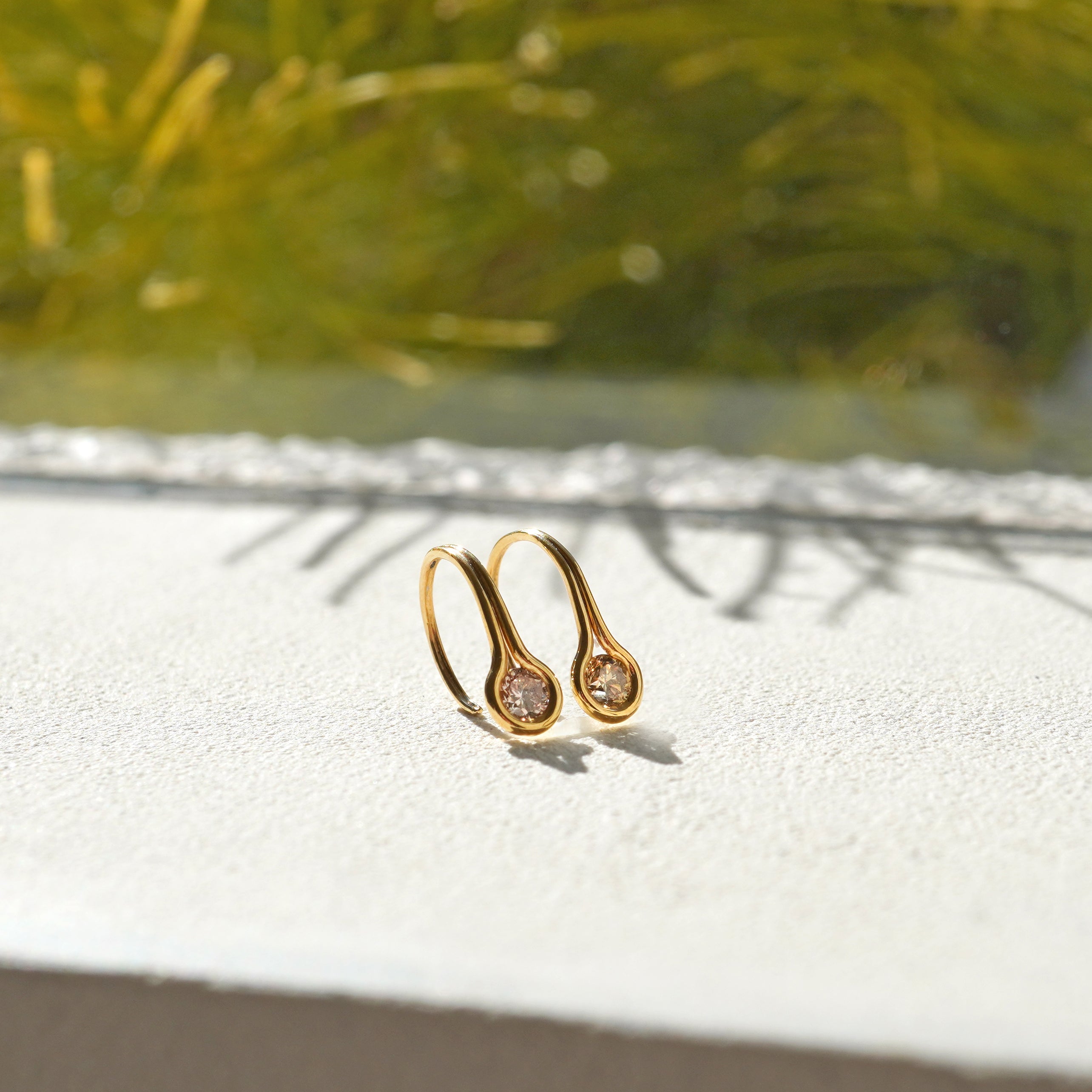 ROUND DIAMOND EARRINGS #1378
