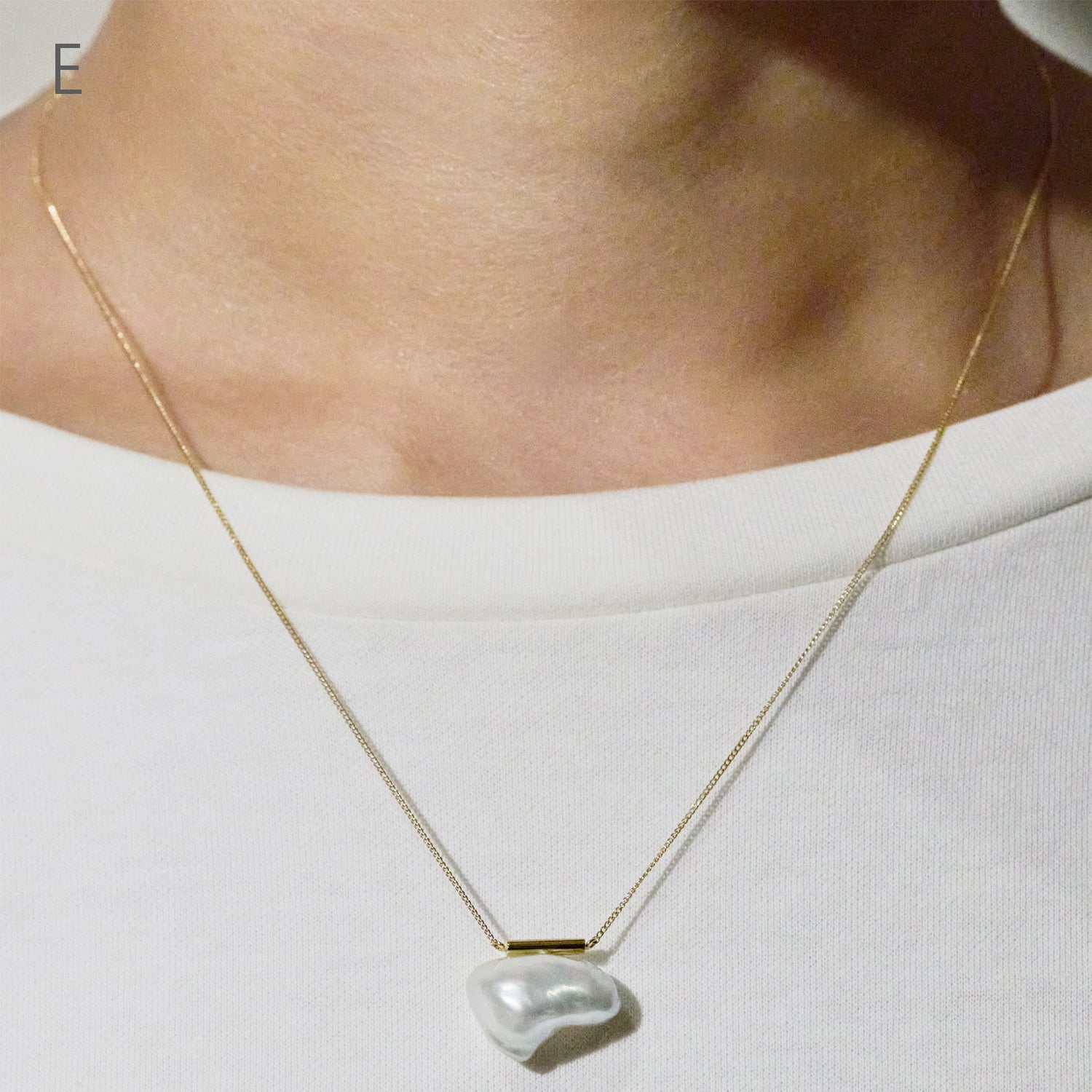 BAROQUE PEARL NECKLACE L