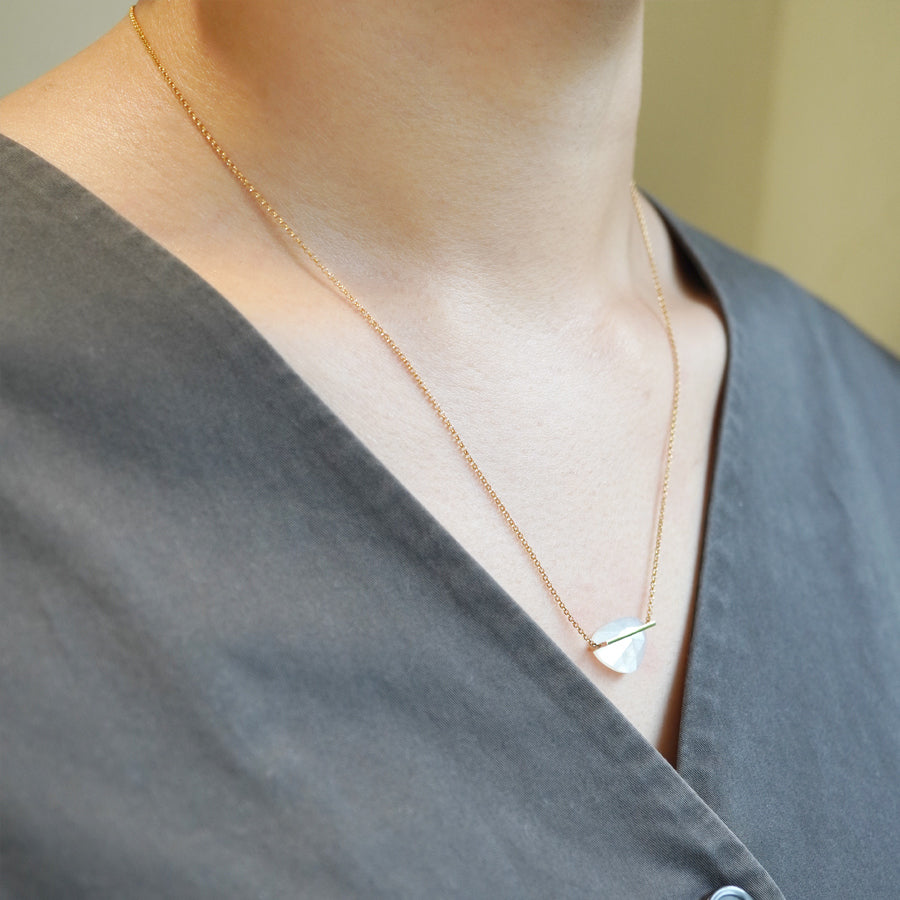 BAND NECKLACE MOTHER OF PEARL #3864