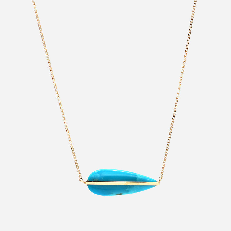 BAND NECKLACE TURQUOISE #4235