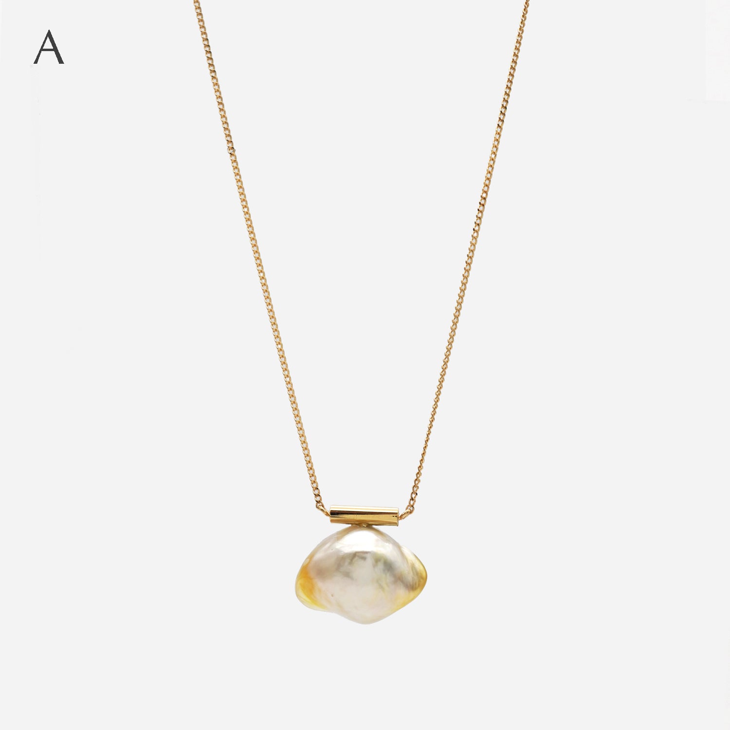 BAROQUE PEARL NECKLACE L