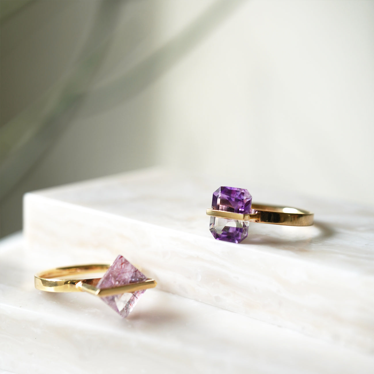 BAND RING AMETHYST #3465