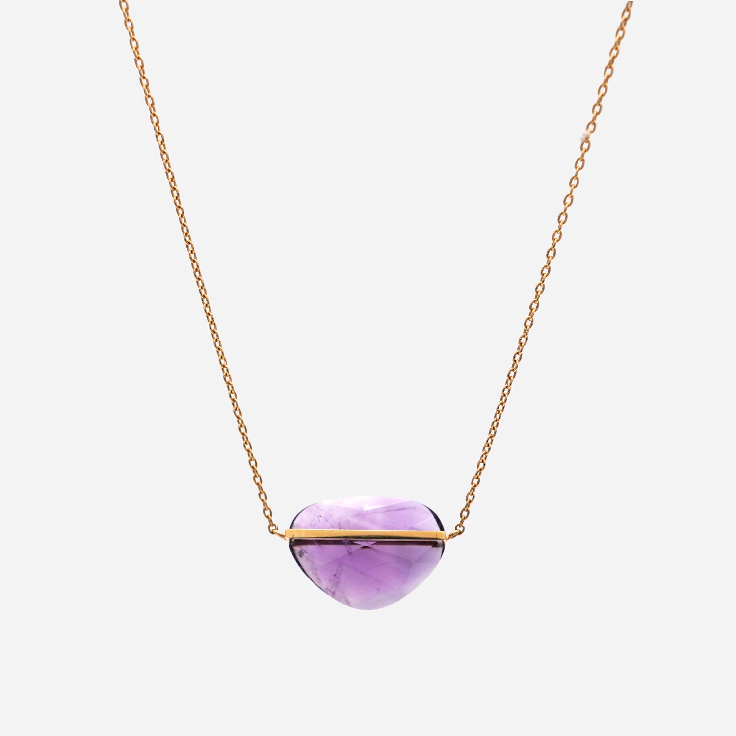 BAND NECKLACE AMETHYST #3480