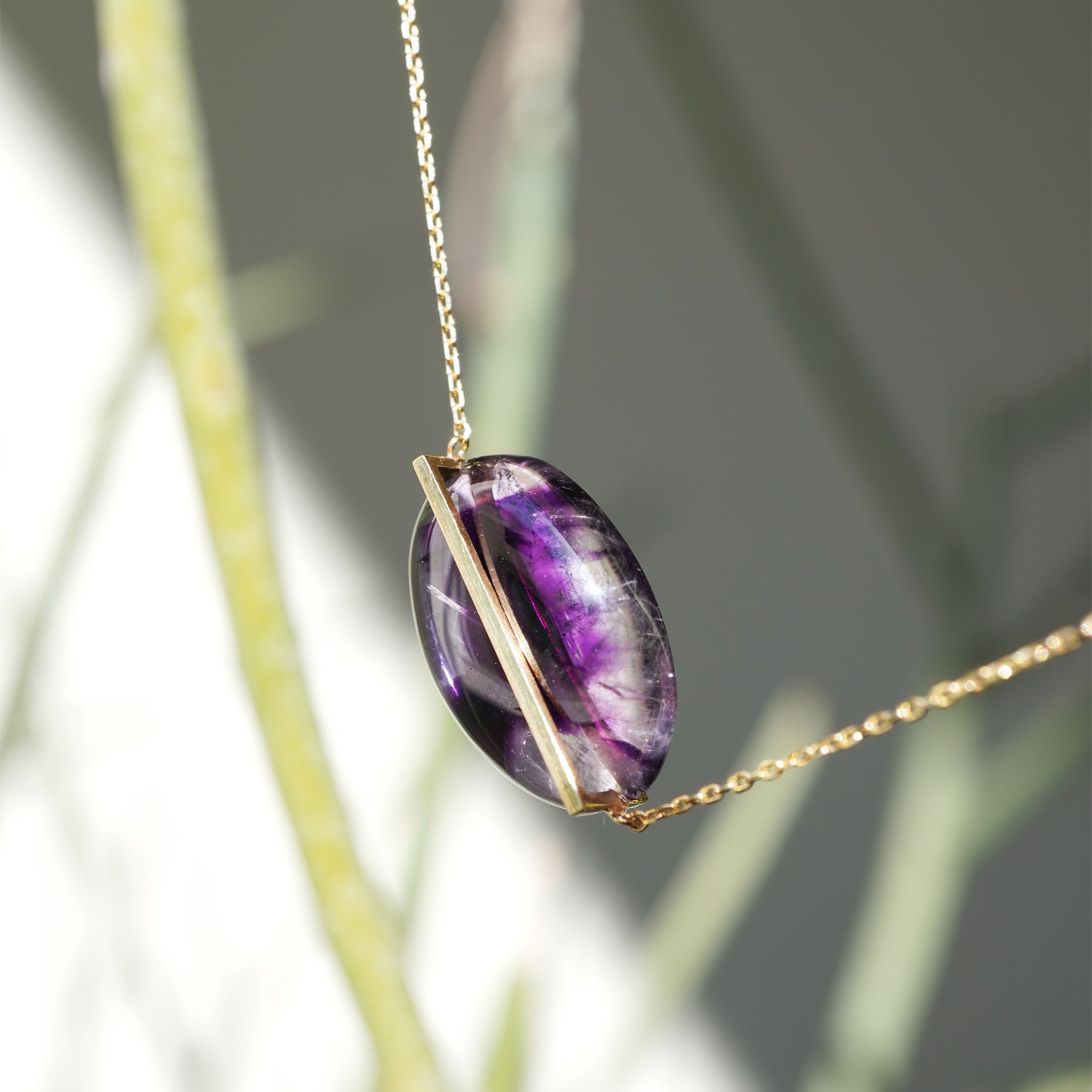 BAND NECKLACE AMETHYST ELESTIAL #3266