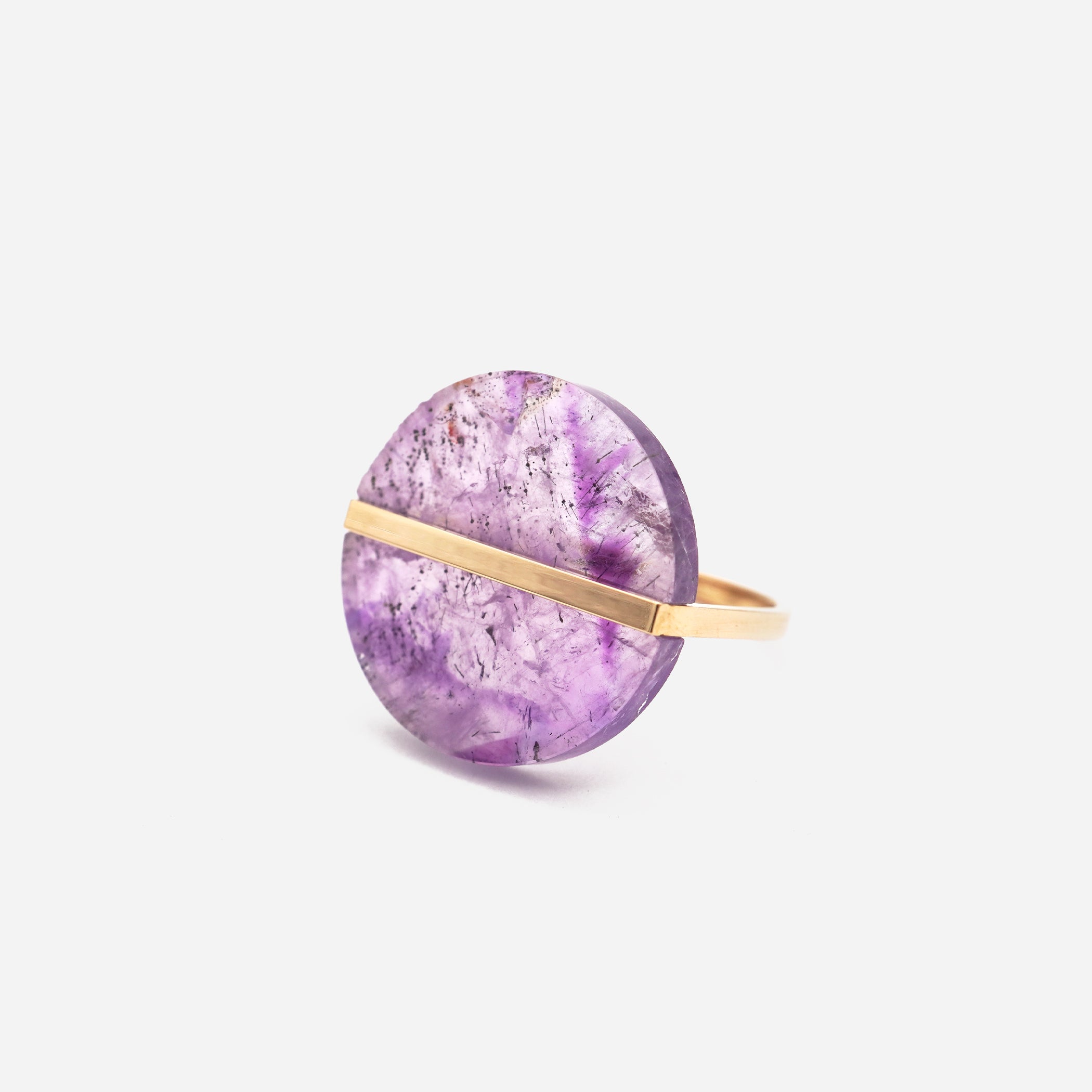 SLICE RING AMETHYST #3244