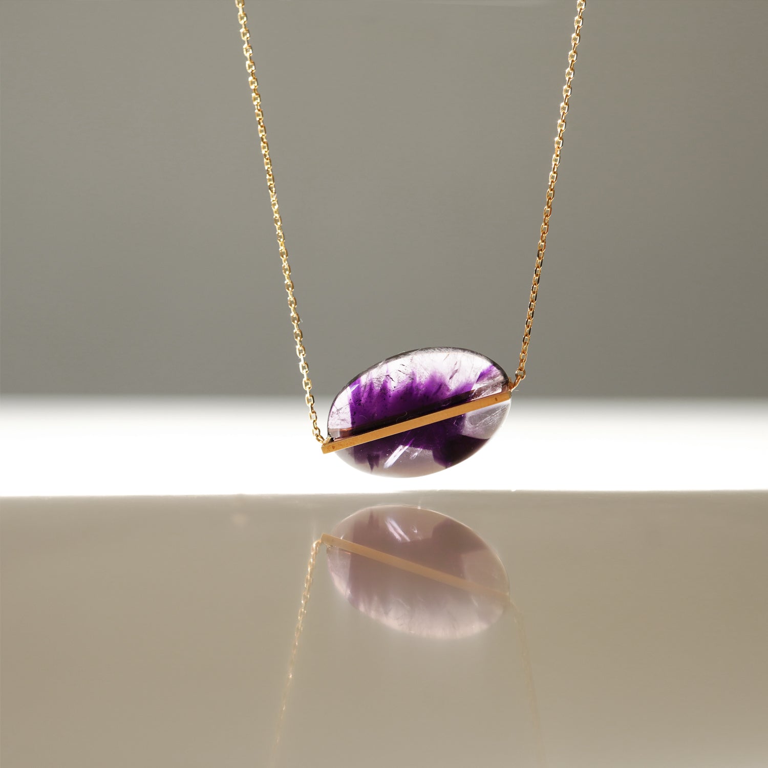 BAND NECKLACE AMETHYST ELESTIAL #3266